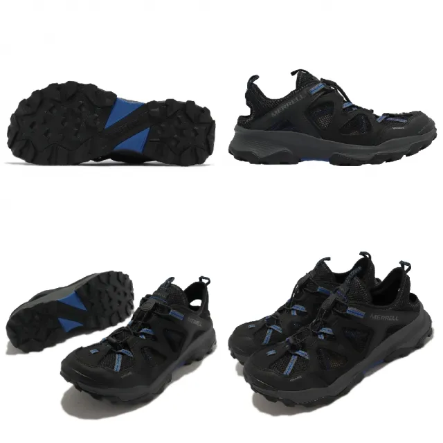 【MERRELL】戶外鞋 Speed Strike LTR Sieve 男鞋 黑 兩棲鞋 膠底 透氣(ML135163)