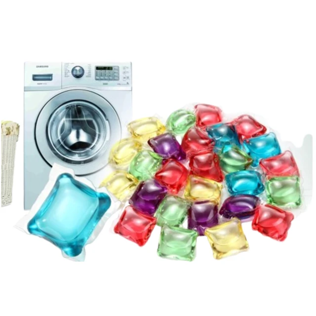 P&G 4D洗衣膠球*6包(33入/包 藍色淨白除臭+綠色抗