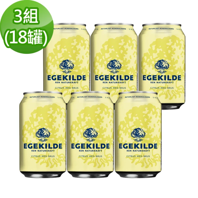 Egekilde 伊克萊 原味氣泡礦泉水330mlx6入X2