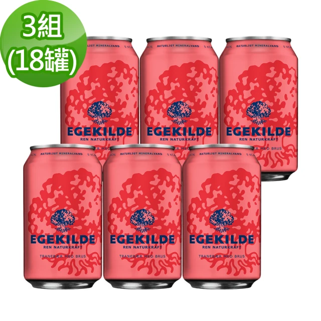 Egekilde 伊克萊 原味氣泡礦泉水330mlx6入X2