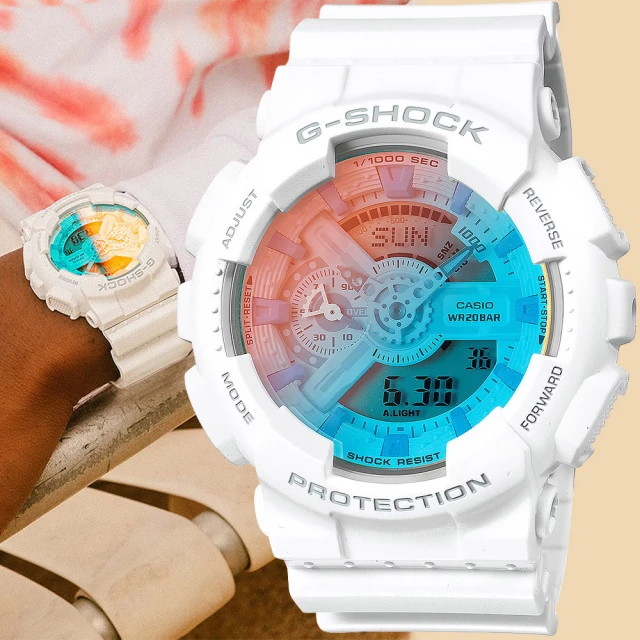 CASIO 卡西歐 G-SHOCK 2100八角彩色鏡面手錶