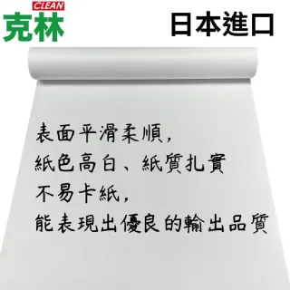 【CLEAN 克林】捲筒CAD白紙 A1 610mmX50M(繪圖機紙 畫紙捲 集體創作 繪圖機 塗鴉 大圖輸出)