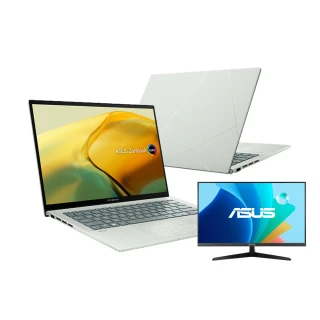 【ASUS】+27型螢幕組★14吋i5輕薄筆電(ZenBook UX3402ZA/i5-1240P/16G/512G/W11/EVO/2.8K OLED)