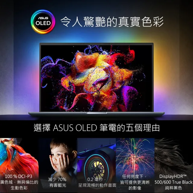 【ASUS】微軟M365一年組★14吋i5輕薄筆電(ZenBook UX3402ZA/i5-1240P/16G/512G/W11/EVO/2.8K OLED)