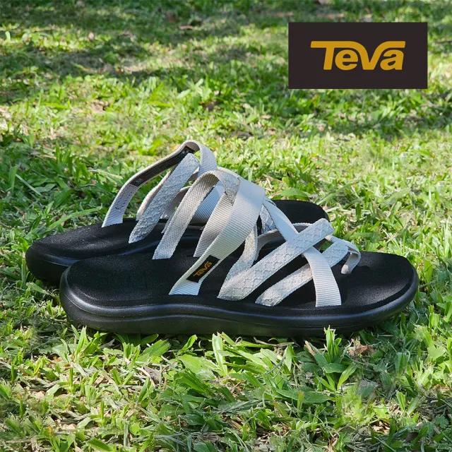 【TEVA】女拖鞋 緹花織帶記憶夾腳拖鞋 Voya Zillesa/Flip 原廠(多款任選)