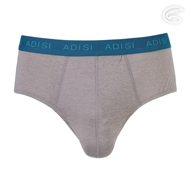 【ADISI】男銅纖維抗菌消臭三角內褲AUP2411116｜瓷灰(抑菌 除臭 吸濕排汗 快乾 彈性 透氣 輕量)