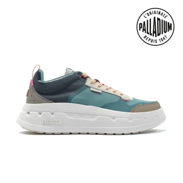 【Palladium】PALLA REVERSE LO輕量拼接低筒潮流球鞋/厚底鞋/休閒鞋-女鞋-灰/藍(99133-432)