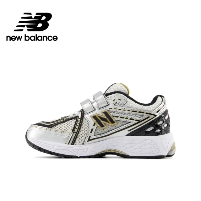 【NEW BALANCE】NB 童鞋_男童/女童_銀黑色_PV1906RA-W