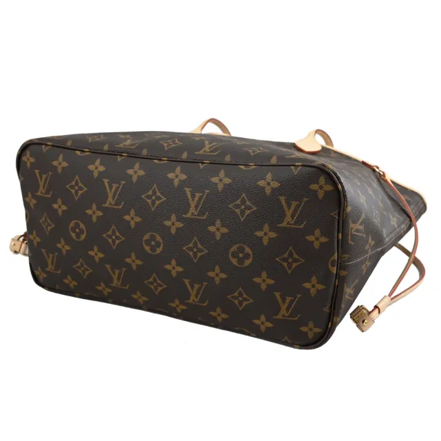 【Louis Vuitton 路易威登】LV M40995 NEVERFULL MM 經典花紋子母束口購物包(現貨)