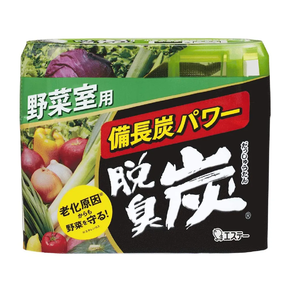 【雞仔牌】日本 脫臭炭冰箱消臭劑 140g(蔬果室用/平輸商品)