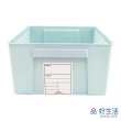 【GOOD LIFE 品好生活】日本製 多用途可書寫28.7x21.5cm小物收納籃（藍）(日本直送 均一價)