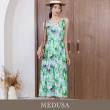 【MEDUSA 曼度莎】現貨-綠色水墨天絲長洋裝（M-XL）｜長洋裝 度假洋裝 天絲棉(301-70806)