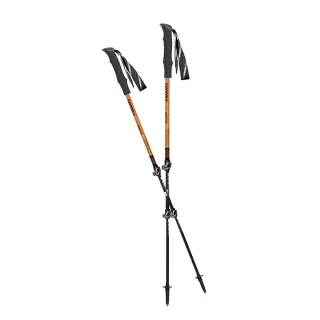 【MASTERS】Dolomiti Alu 輕量快拆登山杖 1入 - 橘(義大利登山杖/航太級鋁合金/Dolomiti Alu/蝶式)