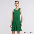 【MOMA】圓領時髦壓褶洋裝(兩色)
