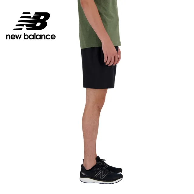 【NEW BALANCE】NB 吸濕排汗短褲_MS41234BK_男性_黑色(美版 版型偏大)