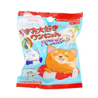 【GOOD LIFE 品好生活】泳圈貓咪狗狗芳香發 泡入浴球（清新皂香）(日本直送 均一價)