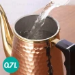 【Kalita】鶴嘴 銅製 手沖壺 0.7L(專業鶴嘴設計 可控制水量大小)