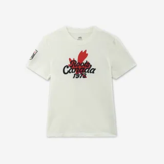 【Roots】Roots 大童- CANADA短袖T恤(白色)