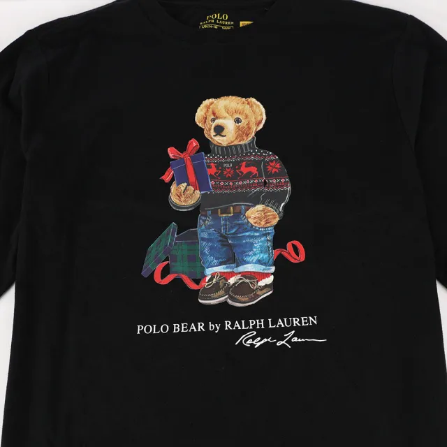 【RALPH LAUREN】Polo Ralph Lauren熊熊衣 polo熊上衣 帽T長袖 大學T 帽T 長袖(Polo熊限量款青年款)