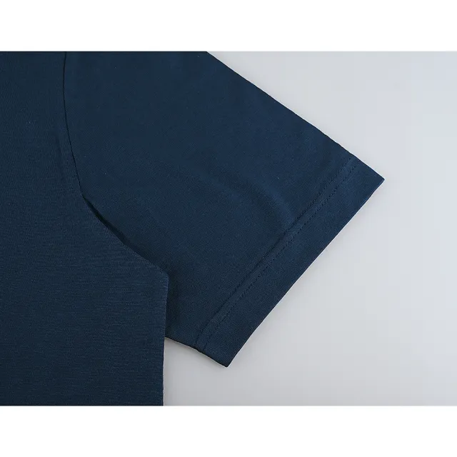 【Paul Smith】PAUL SMITH燙印藝術字體LOGO大眼青蛙圖案設計純棉短袖T恤(男款/深藍)