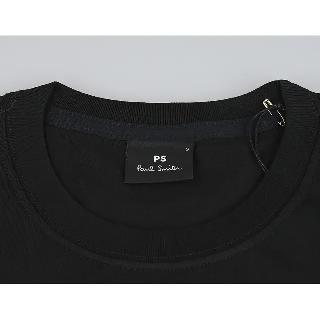 【Paul Smith】PAUL SMITH縮寫字母LOGO復古美式膠片連環漫畫圖案純棉短袖T恤(男款/黑x多彩)