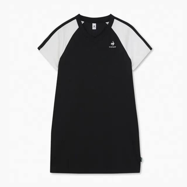 【LE COQ SPORTIF 公雞】休閒潮流短袖連身裙 女款-2色-LKT22221