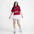 【NIKE 耐吉】短袖 上衣 T恤 運動 休閒 女 AS W NSW SS TOP DANCE GCEL 紅色(HF6291687)