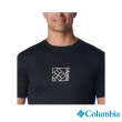 【Columbia 哥倫比亞 官方旗艦】男款-Zero Rules™涼感快排LOGO短袖T恤(UAJ64630/IS)