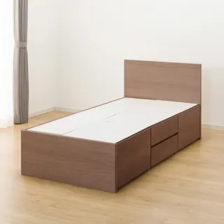 【NITORI 宜得利家居】◎單人床座 床架 N-ZIO-F BOX MBR(床座 床架 N-ZIO)