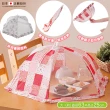 日本NEEDS LABO 六角形折疊食物罩 餐桌罩 菜罩63cm(菜罩  折疊式桌罩)
