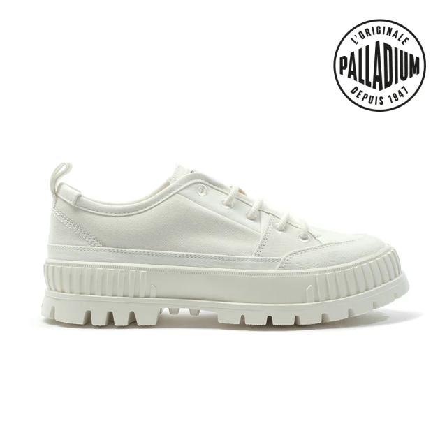 【Palladium】SHOCK RE GENERATE有機棉巧克力厚底鞋/休閒鞋-男鞋/女鞋-奶油白(79127-180)