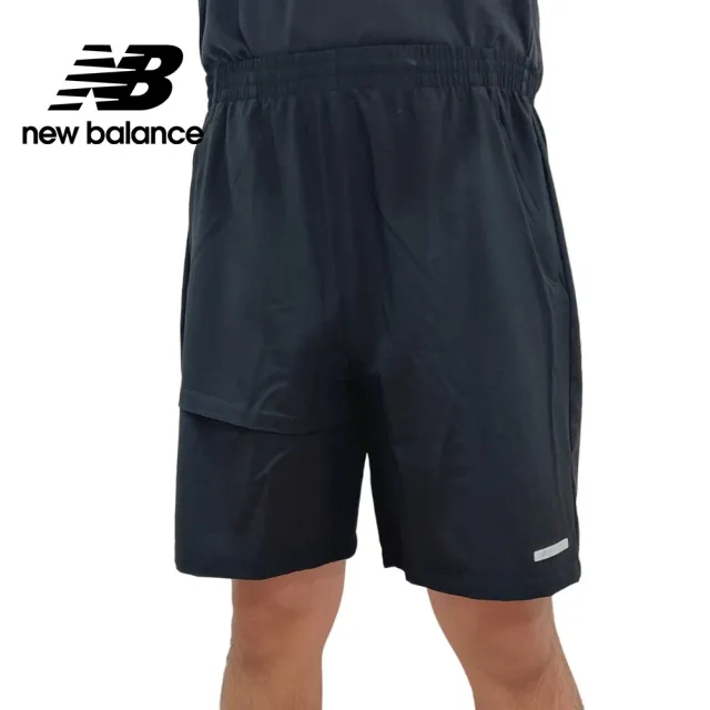 【NEW BALANCE】NB MIT抽繩吸排短褲_5862420289_男性_黑色(亞版 版型正常)