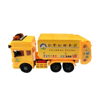 【KIDMATE】台灣好車隊 - 磨輪垃圾車 KMT-8728