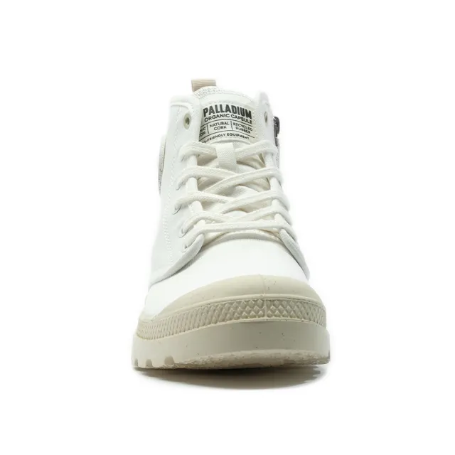 【Palladium】PAMPA HI ZIP ORGANIC拉鍊有機棉靴/休閒鞋-男鞋/女鞋-白(79101-116)