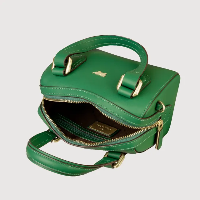 【BRAUN BUFFEL 德國小金牛】科蘿-A 斜背包-綠色(BF834-36-GR) 女包送禮推薦