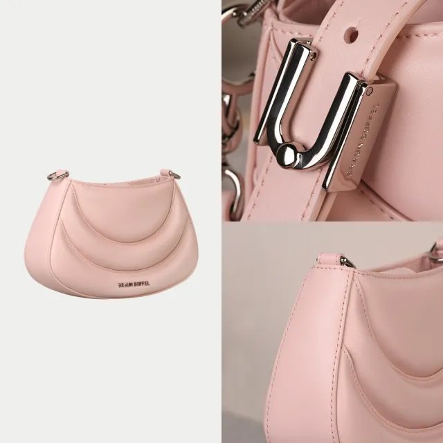 【BRAUN BUFFEL 德國小金牛】福利出清品 賽諾琳 肩包-藕粉色(BF831-26-MP) 女包推薦