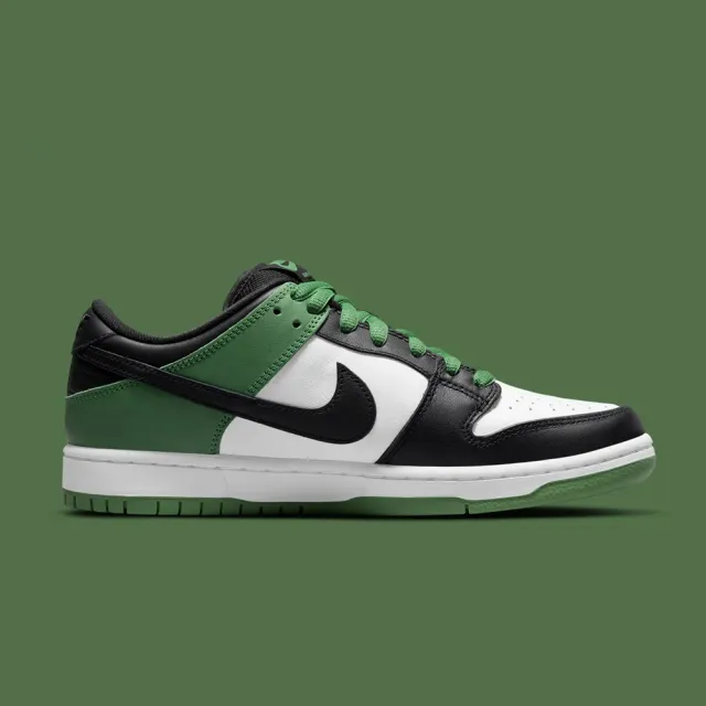 【NIKE 耐吉】休閒鞋 Nike Dunk SB Low Classic Green 黑綠 男鞋 男女段 BQ6817-302