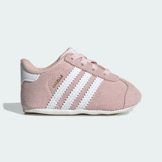 【adidas 官方旗艦】GAZELLE CRIB 運動休閒鞋 滑板 復古 嬰幼童鞋 -Originals JI2045