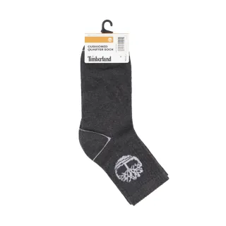 【Timberland】中性深灰色中筒襪(A2Q4KU14)