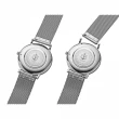 【PAUL HEWITT】德國原廠 36mm 藍面 銀框 不鏽鋼米蘭帶腕錶(PH-SA-S-SM-B-4S)