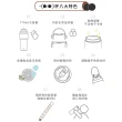 【WOKY 沃廚】二代渾圓杯 鈦陶瓷款770ml-附彈跳&矽膠粗吸管(隨行杯/吸管杯/保溫杯瓶/保冰杯瓶/水壺)