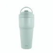 【WOKY 沃廚】二代渾圓杯 鈦陶瓷款770ml-附彈跳&矽膠粗吸管(隨行杯/吸管杯/保溫杯瓶/保冰杯瓶/水壺)