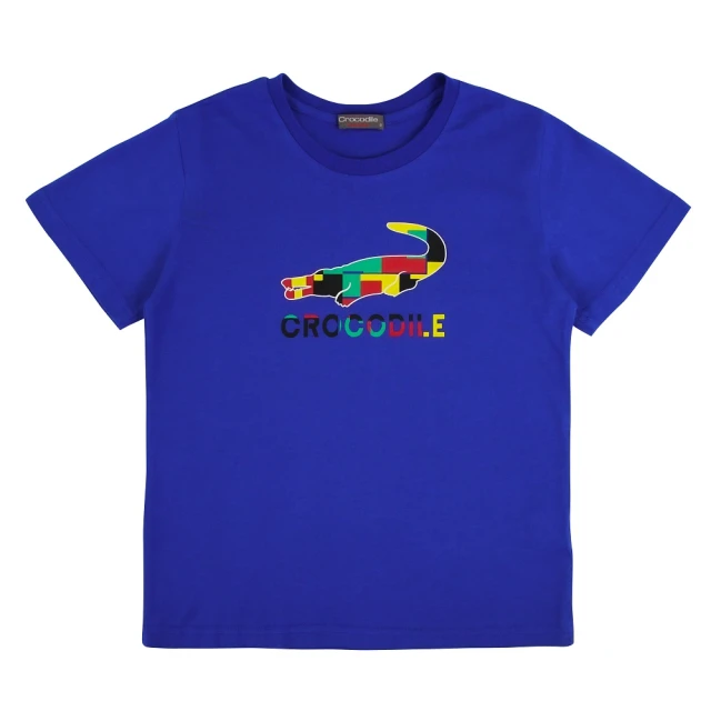 【Crocodile Junior 小鱷魚童裝】『小鱷魚童裝』LOGO印圖T恤(產品編號 : C65420-55 小碼款)