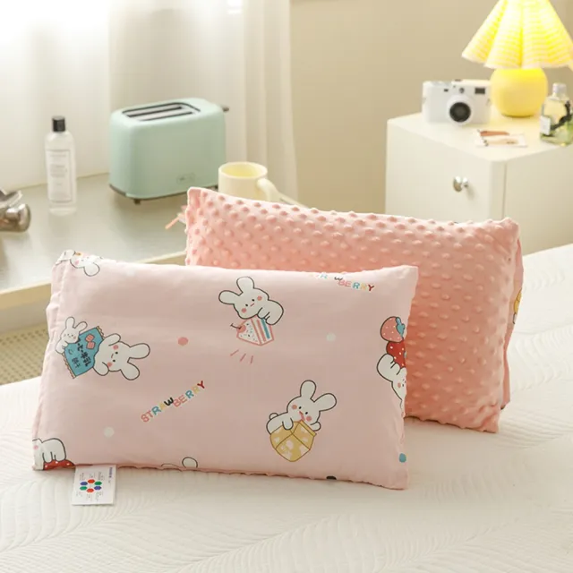 【Annette】天然兒童乳膠枕頭《枕芯1入+2件枕套》(多款任選)