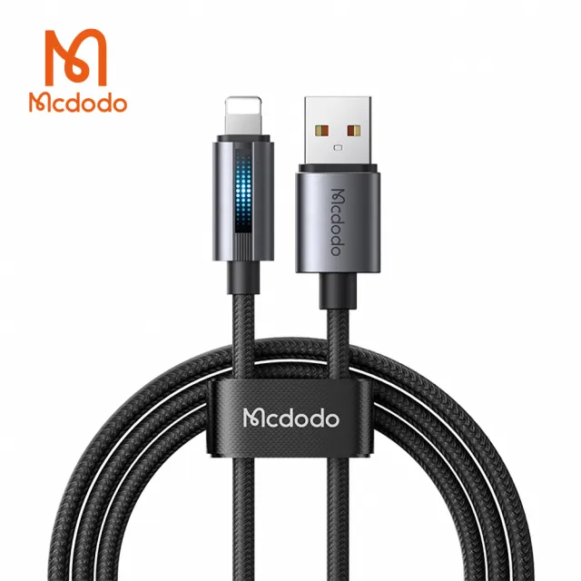 【Mcdodo】麥多多 USB to Lightning 呼吸燈快充充電線(CA-5660)