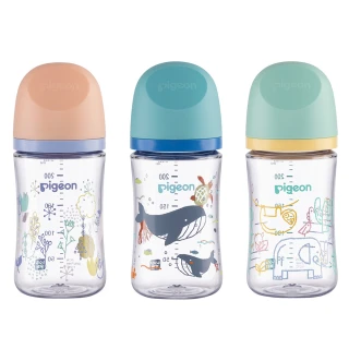【寶寶共和國】pigeon 貝親 第三代母乳實感T-ester奶瓶-240ml(海洋世界/春日物語/非洲動物)