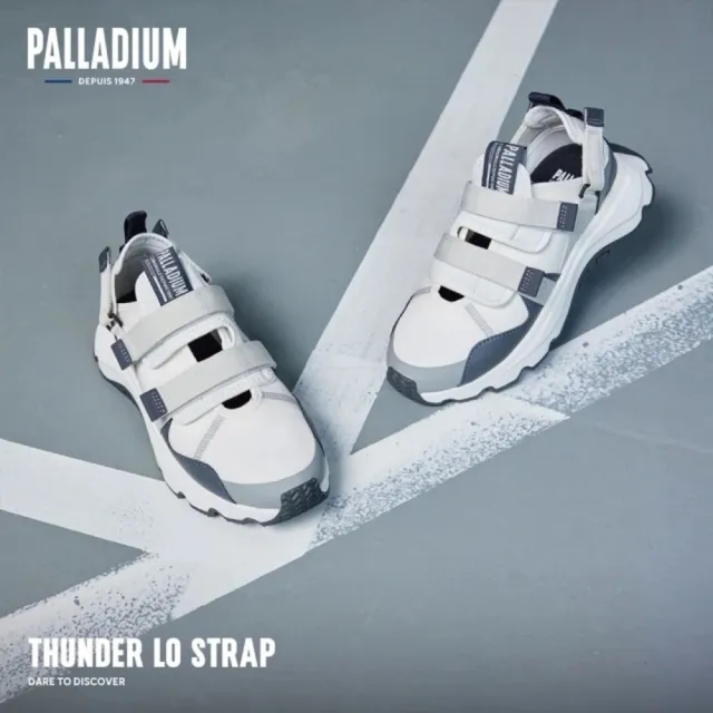 【Palladium】THUNDER LO STRAP三型一體閃電潮鞋-中性-灰(79033-154)