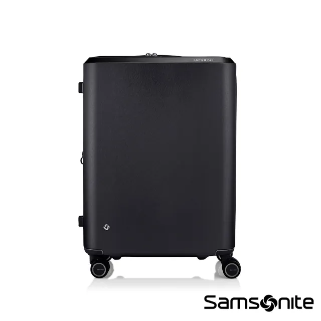 【Samsonite 新秀麗】25吋 Evoa Z 可擴充拉絲光澤防盜拉鍊PC減震輪行李箱(多色可選)