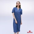 【BRAPPERS】女款 防曬涼感系列-防曬涼感牛仔洋裝(深藍)