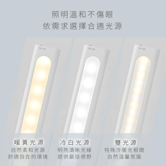 【KINYO】磁吸式無線觸控LED燈35CM(福利品磁吸燈LED-3452)